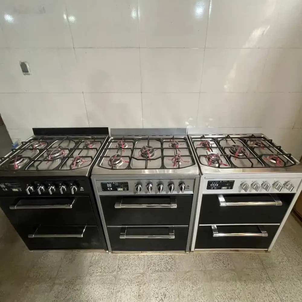 اجاق گاز طرح فر رویه استیل پارلا کد ۹۱۷ مدل تکنو — تصویر ۷