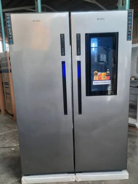 یخچال فریزر دوقلو جنرال ۴۴ فوت هوم‌بار شیشه‌ای Door-in-Door – ناک ناک – مدل F-17 — تصویر ۷