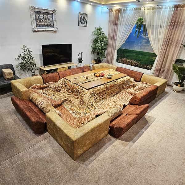 کرسی مبله 16 نفره مستطیل