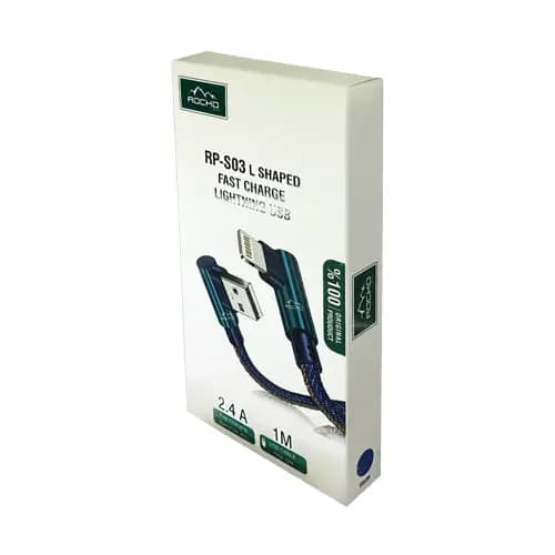کابل تبدیل USB به لایتنینگ روکو پلاس مدل RP-S30 طول 1 متر — تصویر ۲
