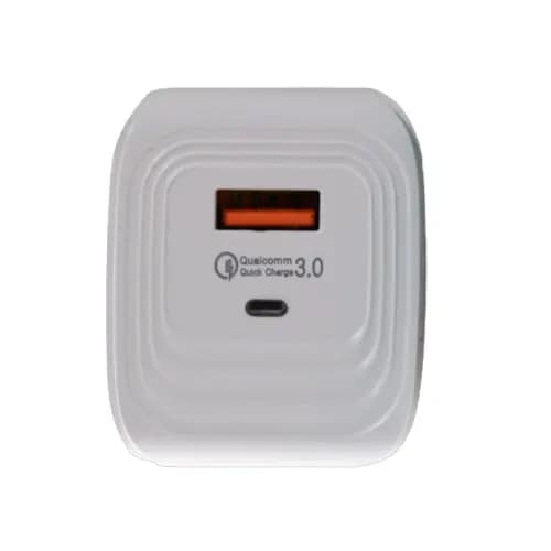 شارژر دیواری LAPRAMOL مدل LP-C27 به همراه کابل تبدیل لایتنینگ — تصویر ۲
