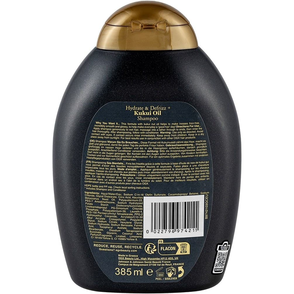 شامپو کوکو اویل اوجی ایکس مدل OGX kukui oil — تصویر ۲