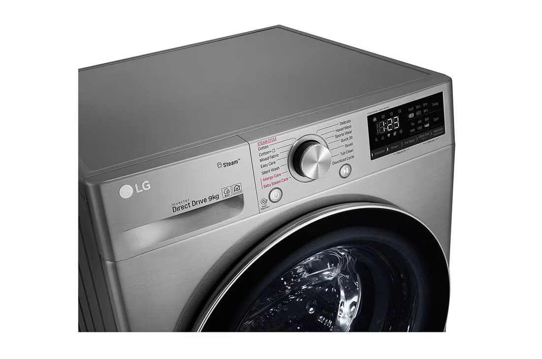 لباسشویی ال جی 4V5 (ظرفیت 9 کیلو) — تصویر ۴