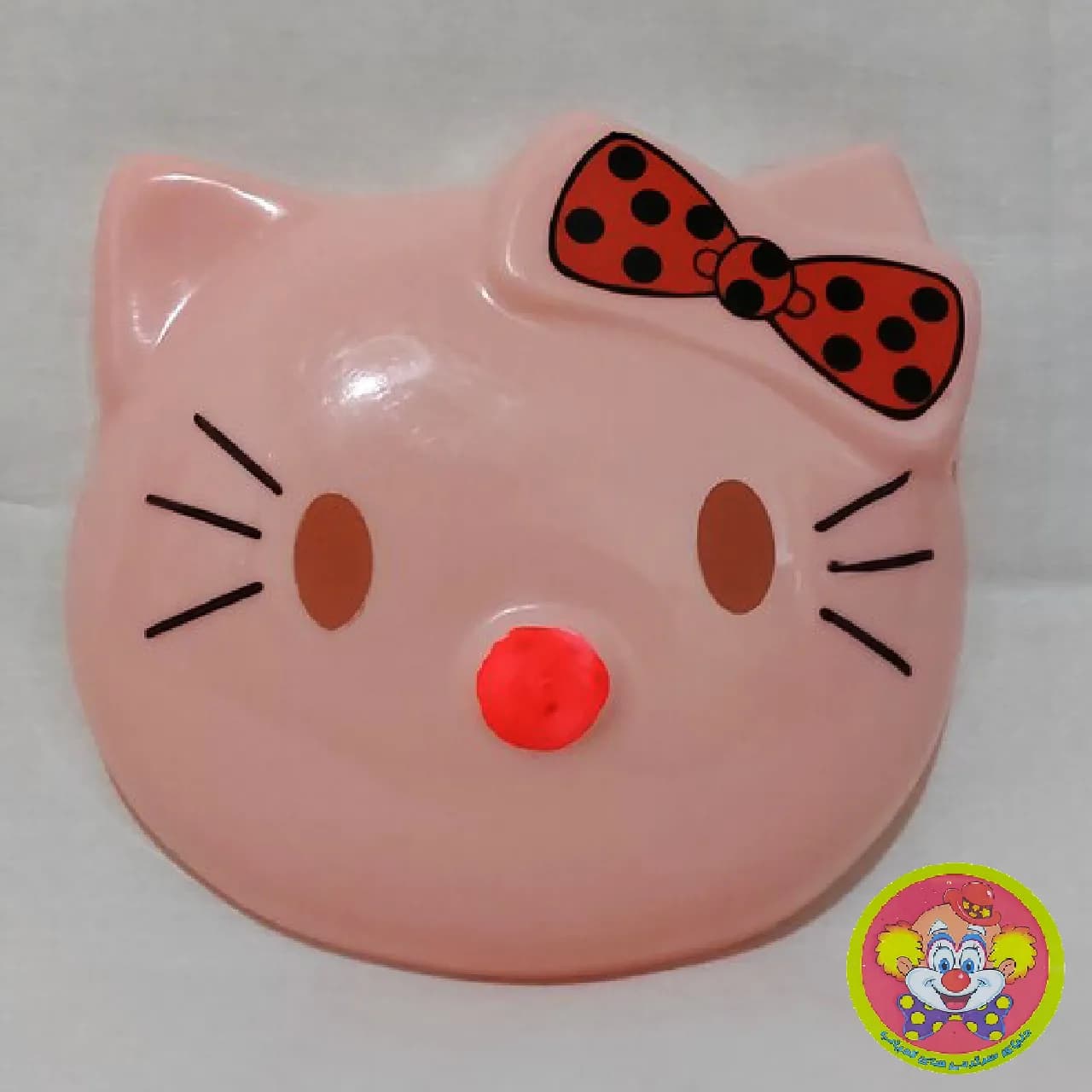 ماسک صورت کودکانه طرح کیتی برای شوخی و سرگرمی — تصویر ۳