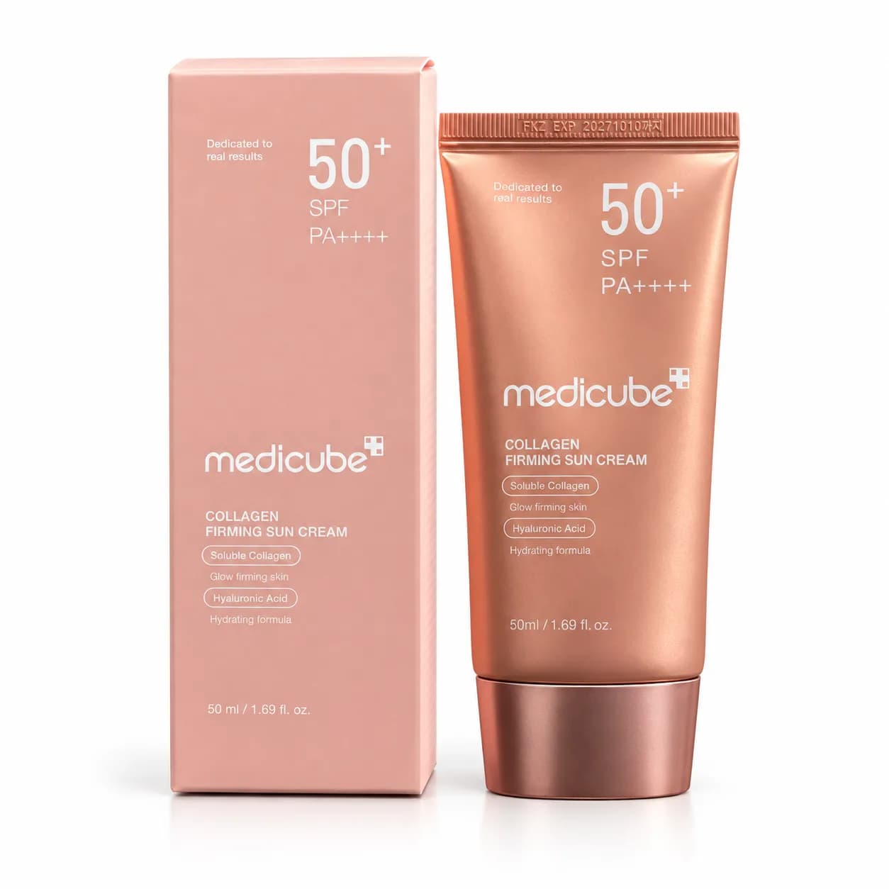 کرم ضد آفتاب کلاژن سه گانه مدی کیوب Medicube SPF50+ حجم 50 میلی لیتر