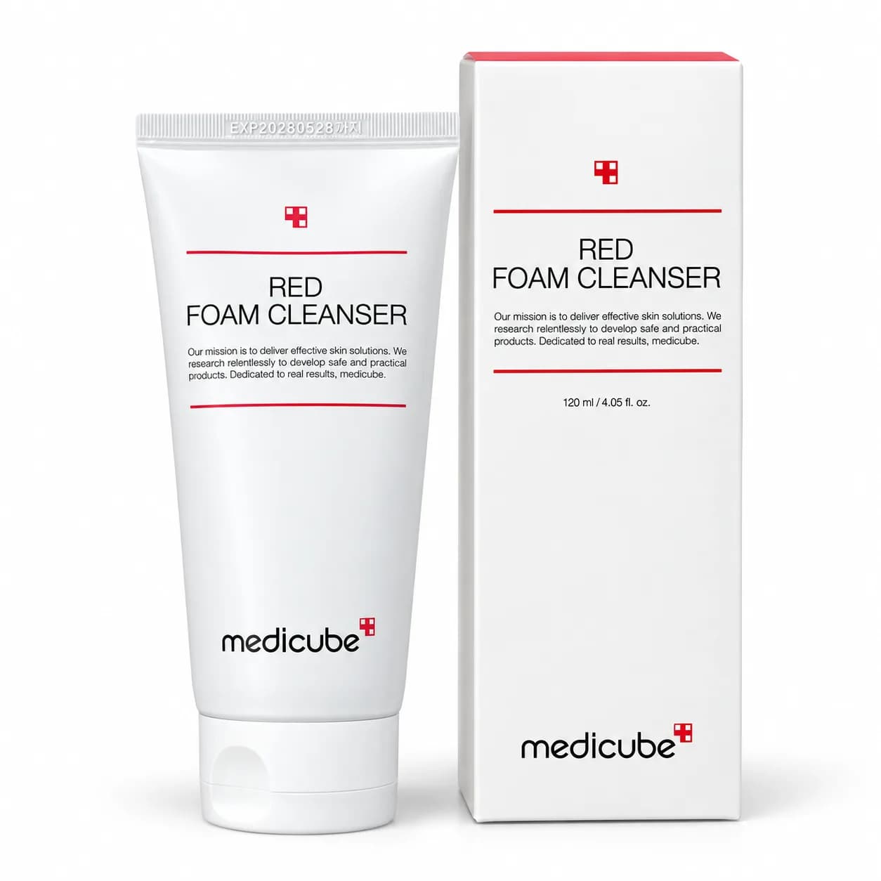 فوم شوینده ضد جوش مدی کیوب Medicube مدل Red حجم 120 میلی لیتر