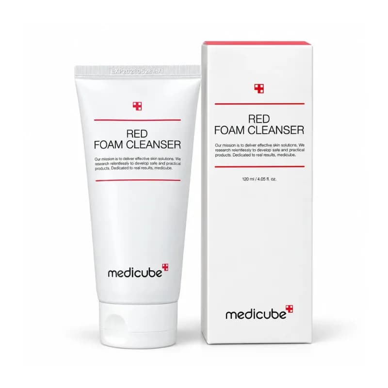 فوم شوینده ضد جوش مدی کیوب Medicube مدل Red حجم 120 میلی لیتر — تصویر ۴