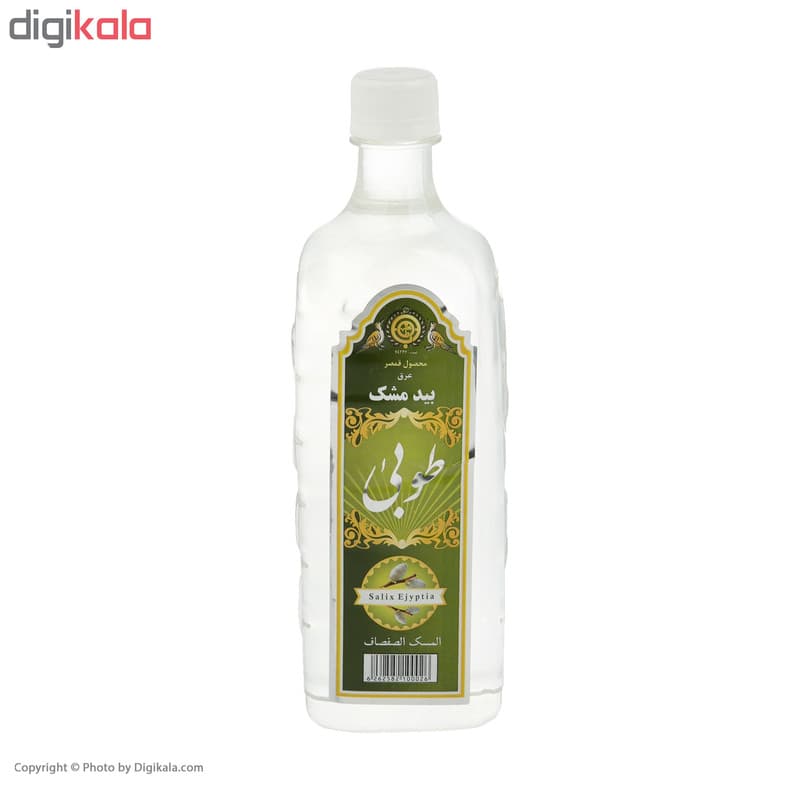 عرق بید مشک 1 لیتری گلاب طوبی — تصویر ۳