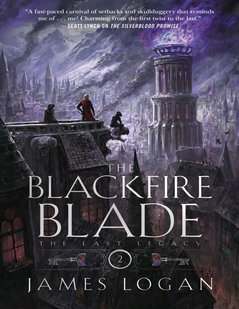 کتاب The Blackfire Blade (تیغه آتش سیاه) اثر James Logan نسخه انگلیسی PDF