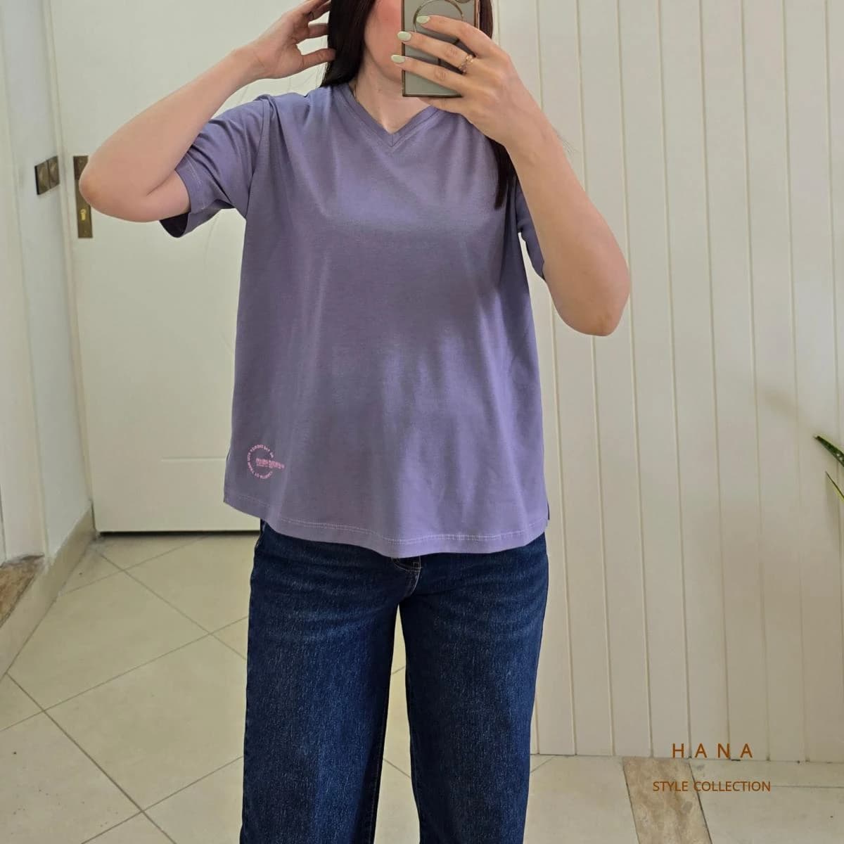 تیشرت یقه هفت لونا👕 — تصویر ۲