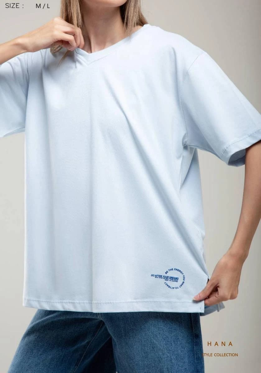 تیشرت یقه هفت لونا👕 — تصویر ۳