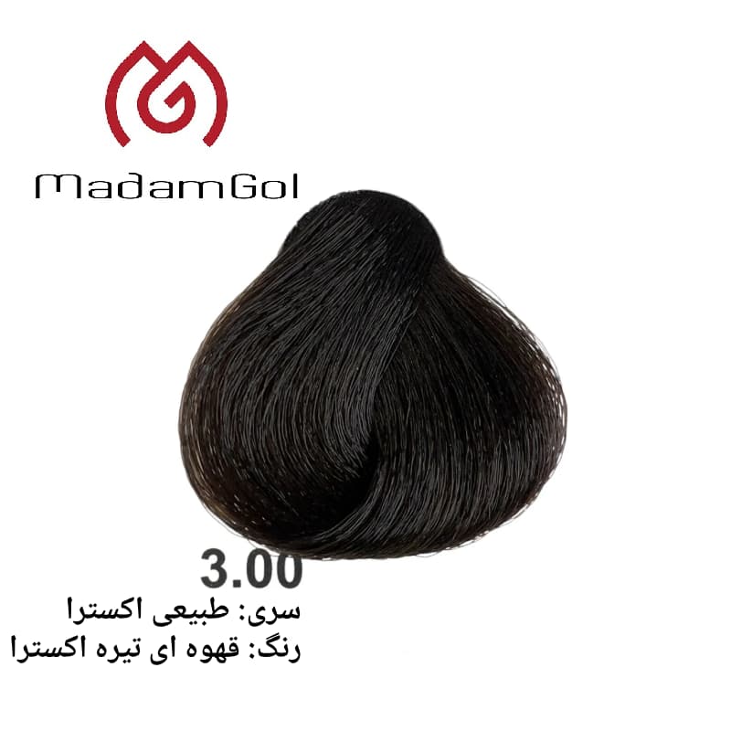 رنگ مو دوماسی سری طبیعی اکسترا شماره 3/00 قهوه ای تیره اکسترا حجم ۱۲۰ml — تصویر ۳