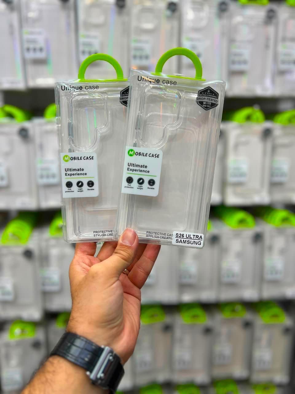 قاب شفاف S23 ULTRA | خرید قاب یونیک کیس شفاف سامسوتگ S23 ULTRA