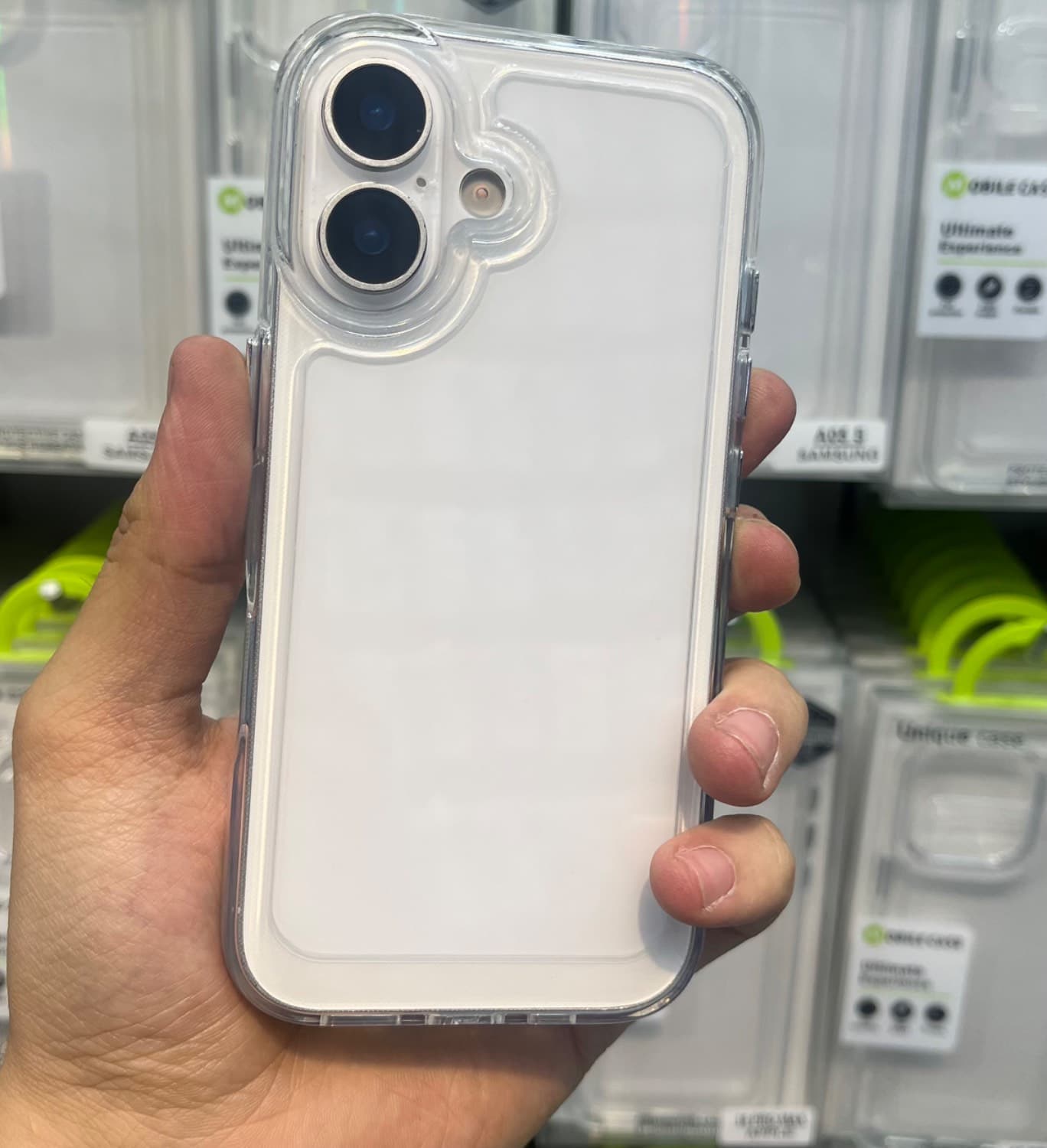 قاب موبایل Unique case مدل شفاف مناسب برای ایفون 16 پرو مکس