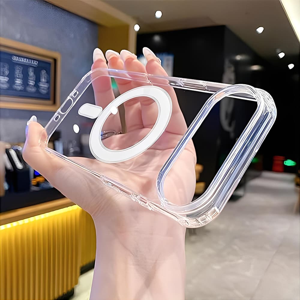 قاب کریستالی شفاف آیفون iPhone 17مدل Clear Case MagSafe — تصویر ۸