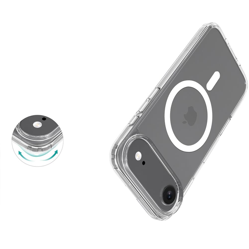 قاب کریستالی شفاف آیفون iPhone 17مدل Clear Case MagSafe — تصویر ۷
