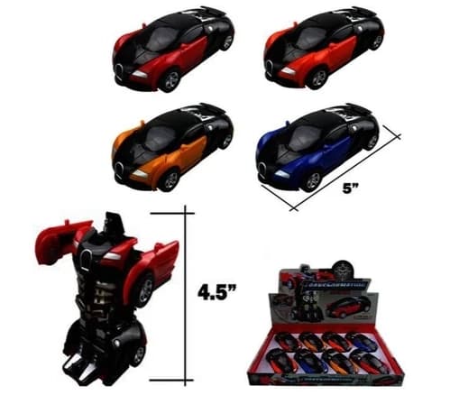 ماشین بازی تبدیل‌شونده مدل بوگاتی (Bugatti Transformer) — تصویر ۴
