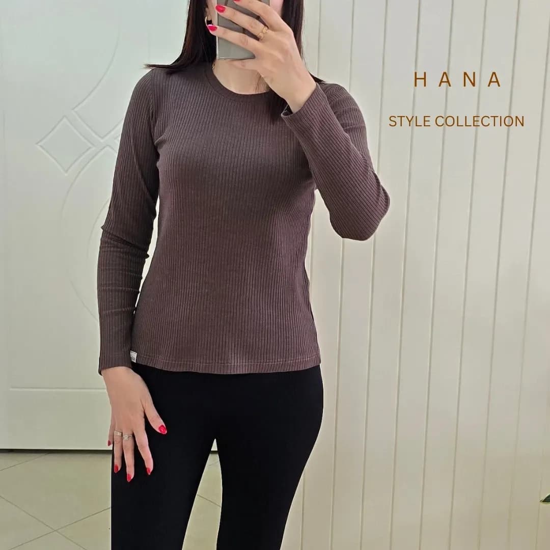 بلوز کبریتی یقه گرد زنانه — تصویر ۴