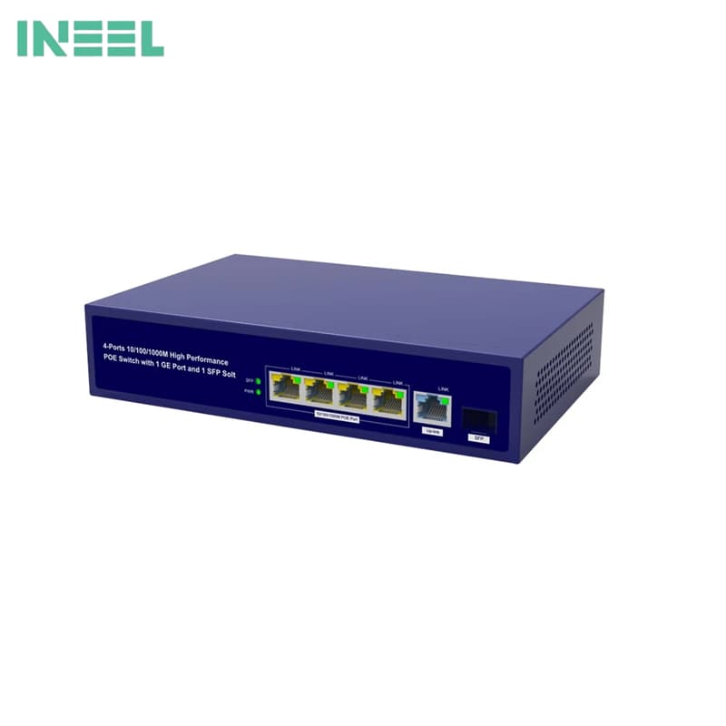 سوئیچ 4 پورت POE اینوورس مدل IN-1004GP-1C Desktop — تصویر ۴