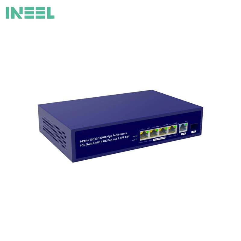 سوئیچ 4 پورت POE اینوورس مدل IN-1004GP-1C Desktop — تصویر ۳