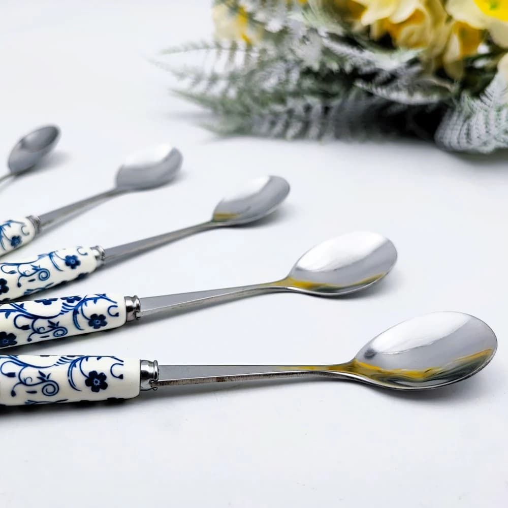 قاشق چای خوری گل آبی دنی هوم — تصویر ۴