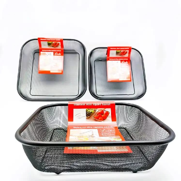 سبد توری فلزی مربع Lizhi — تصویر ۳