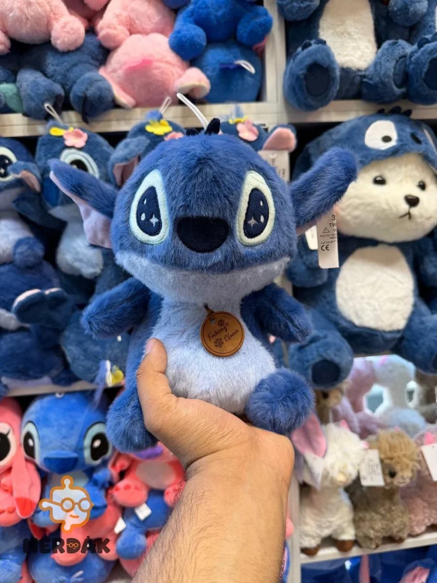 عروسک پولیشی استیچ (Stitch) رنگ آبی کد 12907 — تصویر ۲