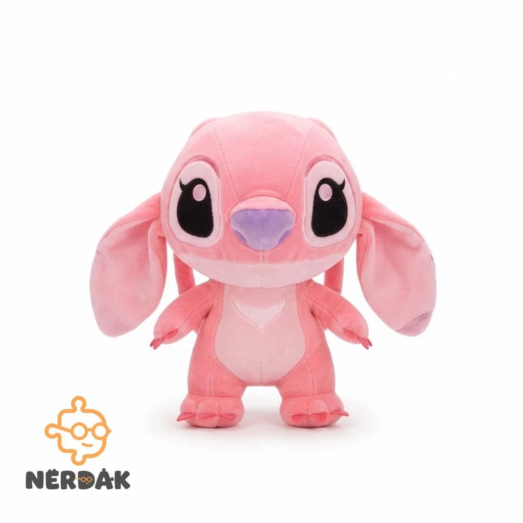 عروسک پولیشی استیچ (Stitch) صورتی – سایز متوسط کد 42134