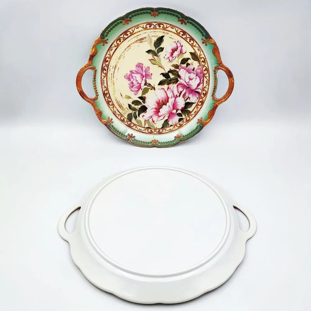سینی ملامین گرد طرح گل پارسیان — تصویر ۲