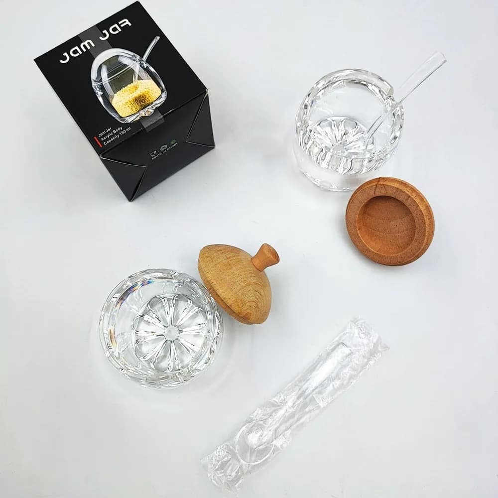 جا شکری در چوبی 150ML شنگیا — تصویر ۳
