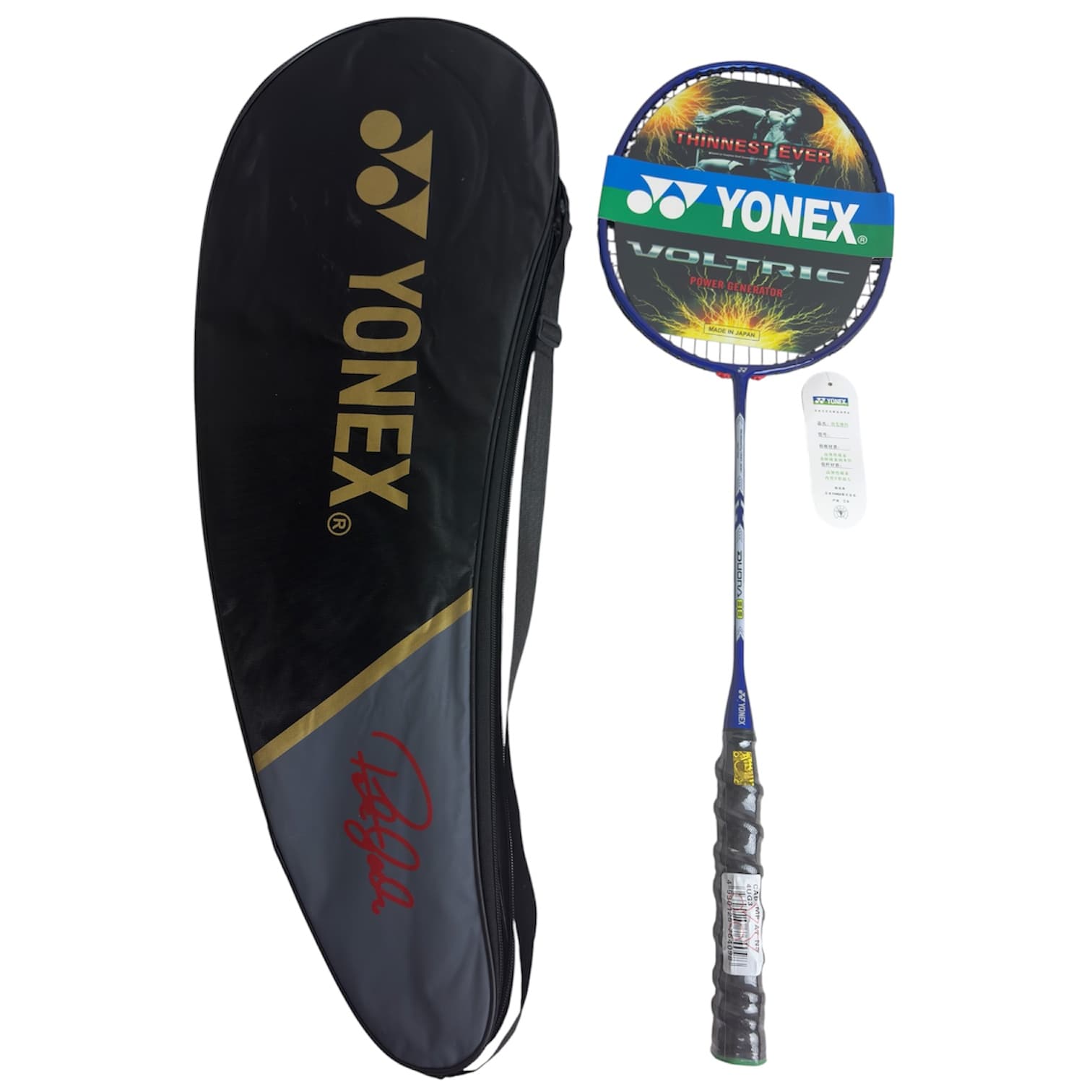 راکت بدمینتون یونکس حرفه ای کربن دار همراه با کاور yonex carbon — تصویر ۴