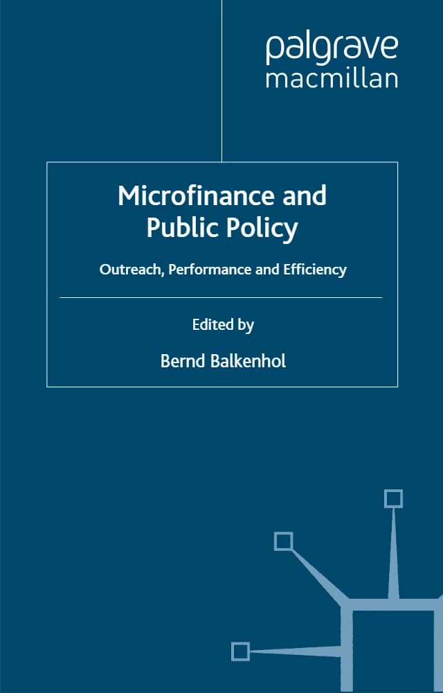 کتاب Microfinance and Public Policy (تأمین مالی خرد و سیاست عمومی: دسترسی، عملکرد) نسخه انگلیسی PDF | برنت بالکنهول