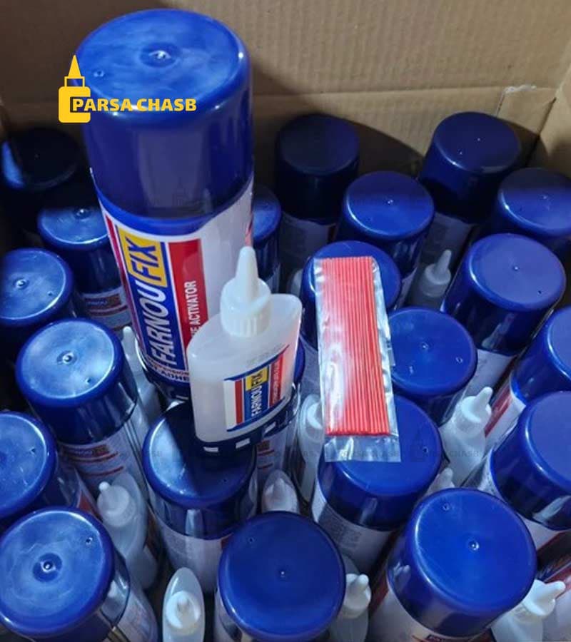 چسب 123 فرنوفیکس FARNOUFIX 400 میل | نمایندگی چسب 123 فرنوفیکس مخصوص سنگ و سرامیک و ام دی اف حجم 400 میلی لیتر کارتن 24 عددی ظرف نرم کارتنی و پالتی — تصویر ۶