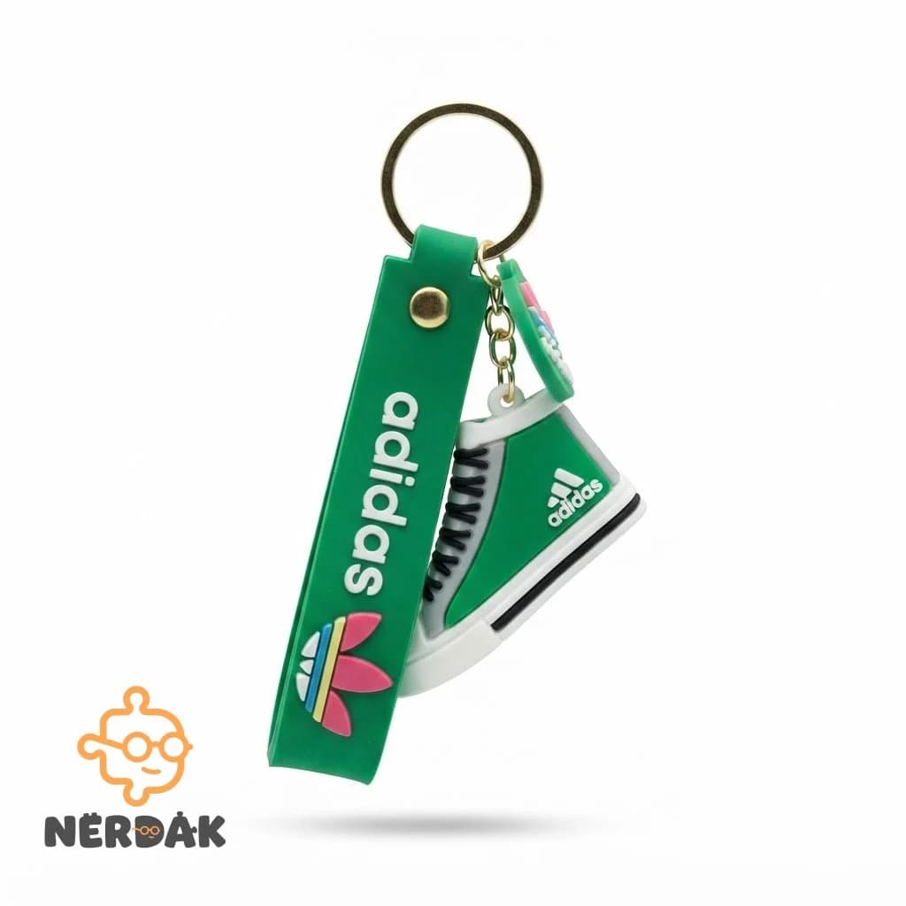 جاسوییچی سیلیکونی کتانی آل استار آدیداس رنگ سبز کد 82253