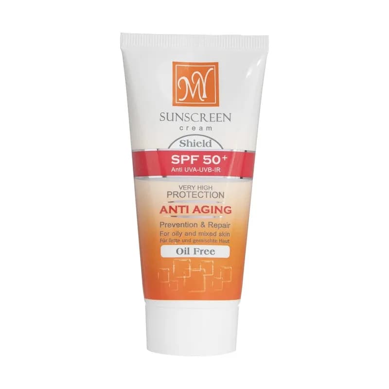 کرم ضد آفتاب ضد چروک رنگ طبیعی مای SPF50 حجم ۵۰ میل — تصویر ۲