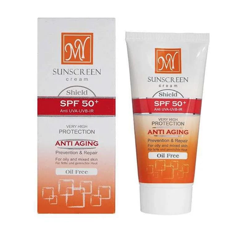 کرم ضد آفتاب ضد چروک رنگ طبیعی مای SPF50 حجم ۵۰ میل — تصویر ۳