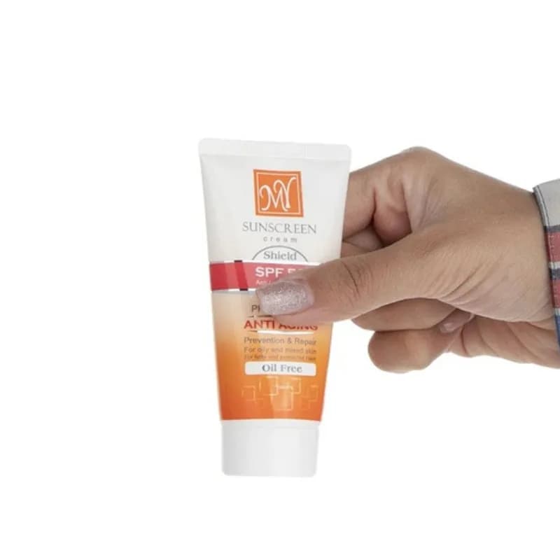 کرم ضد آفتاب ضد چروک رنگ طبیعی مای SPF50 حجم ۵۰ میل — تصویر ۶