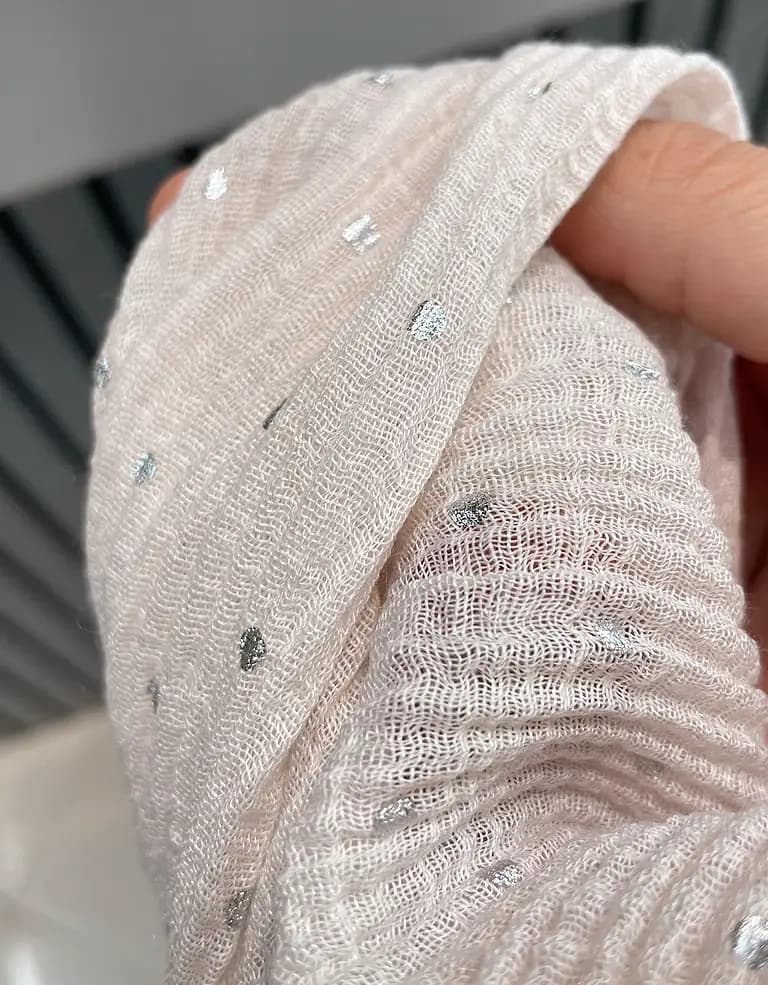 شال توپ توپی نقره کوب کد 1460 — تصویر ۲