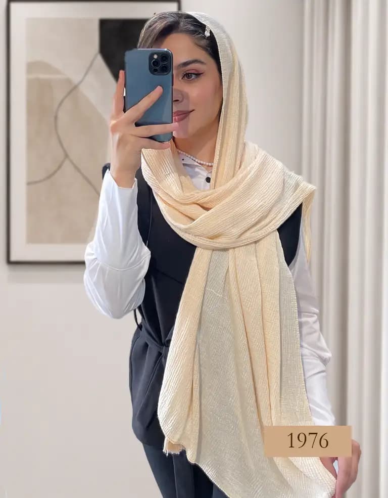 شال پاییزه نخی کد 1976