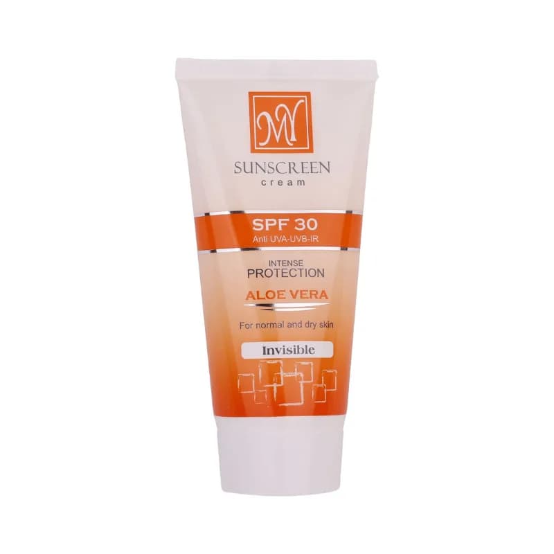 کرم ضد آفتاب بی رنگ آلوئه ورا مای مناسب پوست خشک SPF30 حجم ۵۰ میل — تصویر ۳