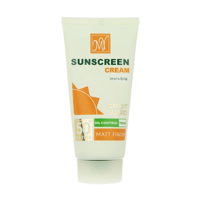 کرم ضد آفتاب ۴ کاره بی رنگ اسپات گارد مای مناسب پوست چرب SPF50 حجم ۵۰ میل