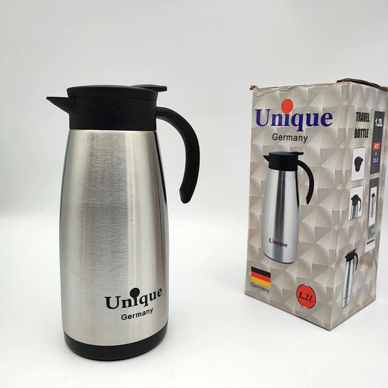 فلاسک استیل 1.2L یونیک طرح کلاغی — تصویر ۲