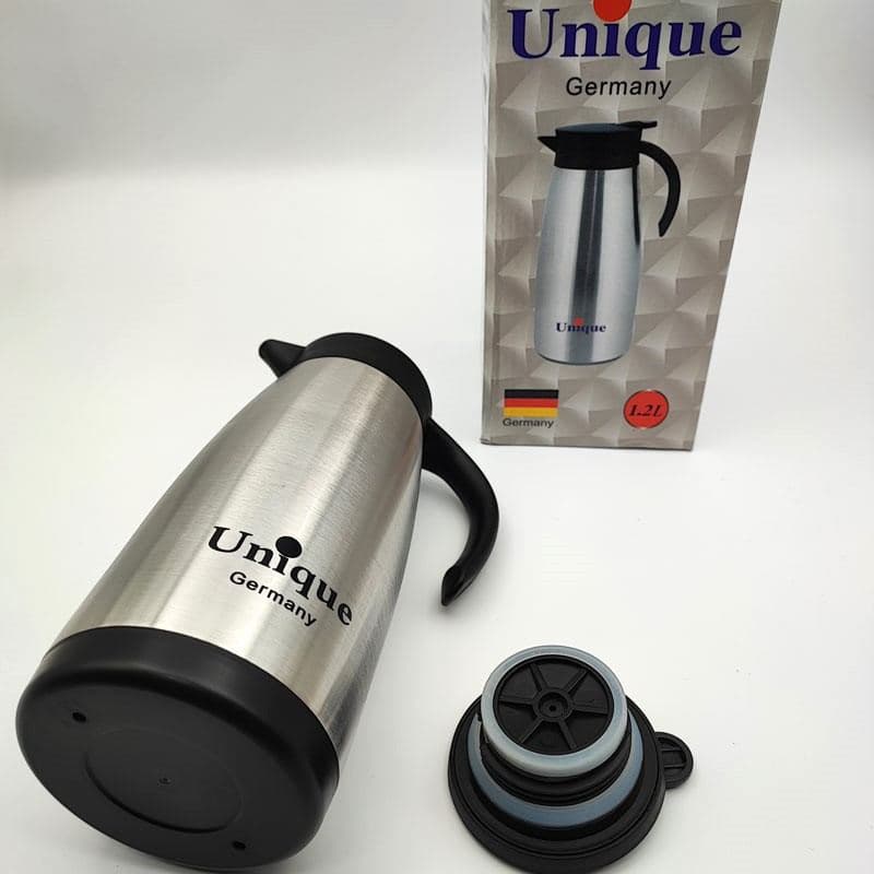 فلاسک استیل 1.2L یونیک طرح کلاغی — تصویر ۳