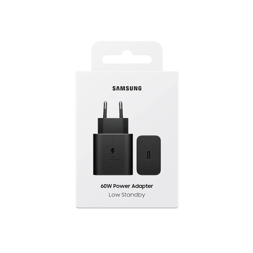 آداپتور 60 وات سامسونگ مدل EP-T6010 اورجینال شرکتی | شارژر USB-C با Super Fast Charging 2.0 و PD 3.1 — تصویر ۳
