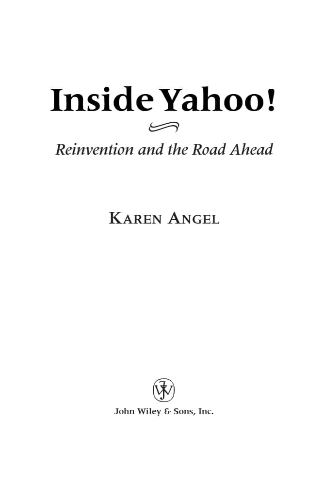 کتاب Inside Yahoo! (درون یاهو!: بازآفرینی و مسیر پیش رو) نسخه انگلیسی PDF | کارن آنجل