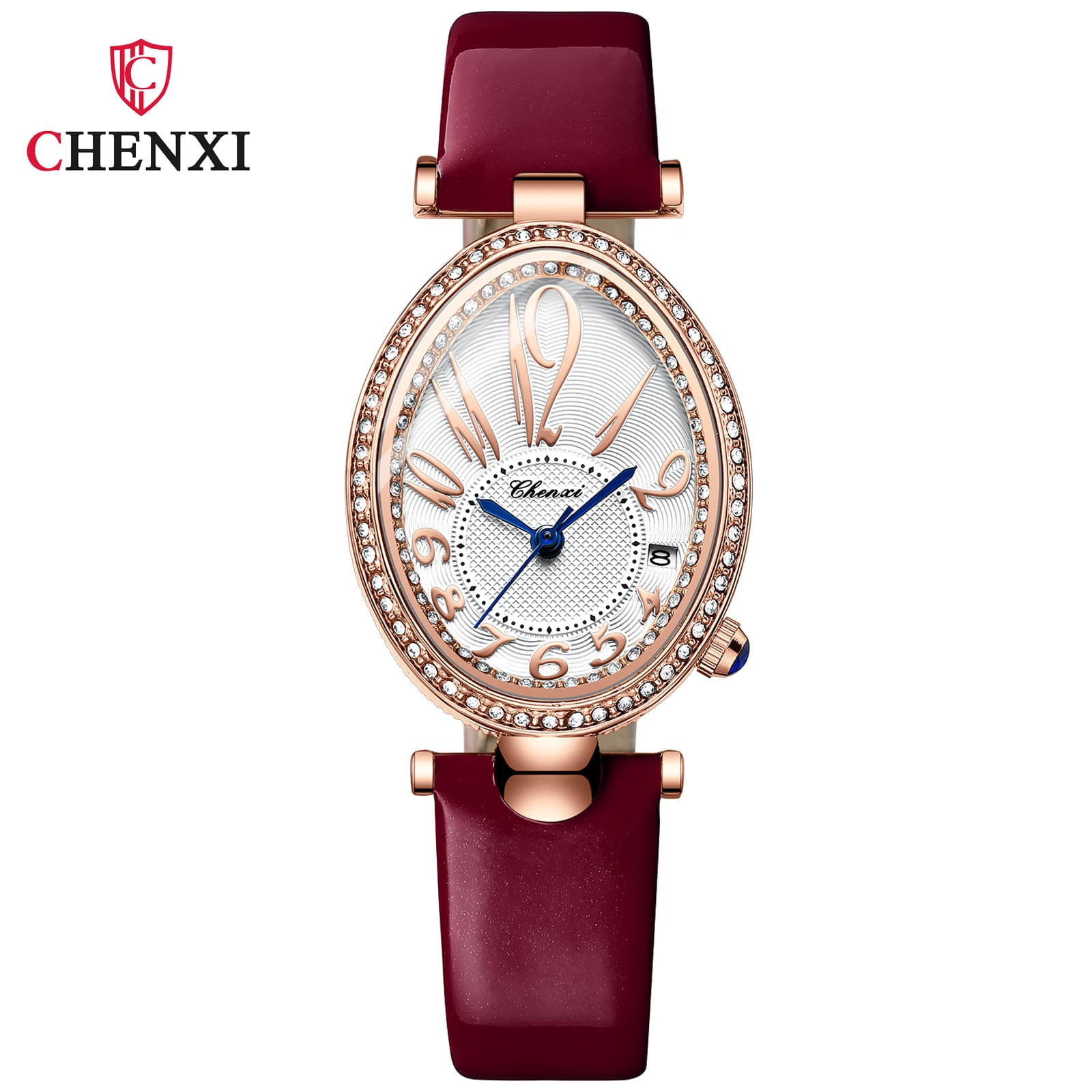 ساعت مچی زنانه چرم چنکسی مدل CHENXI 326