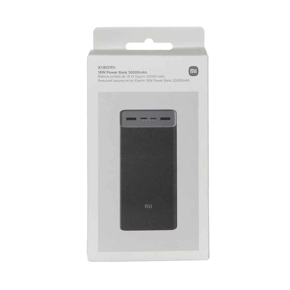 پاوربانک 30000 18 وات شیائومی مدل PB3018ZM | شارژ سریع و ظرفیت بالا برای موبایل و تبلت — تصویر ۳
