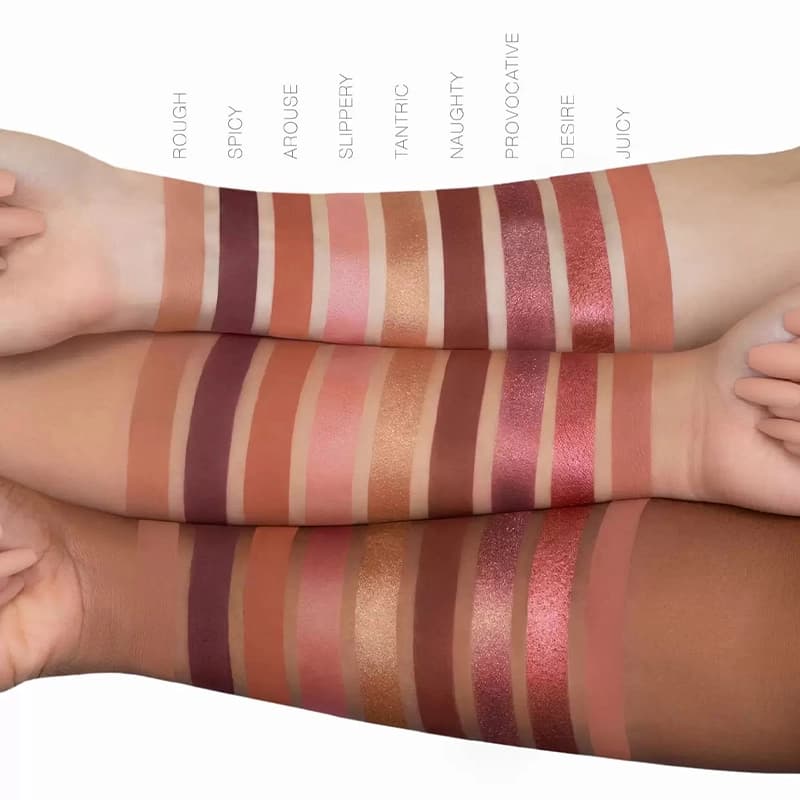 پالت سایه چشم ناتی هدی بیوتی Huda beauty naughty nude — تصویر ۴