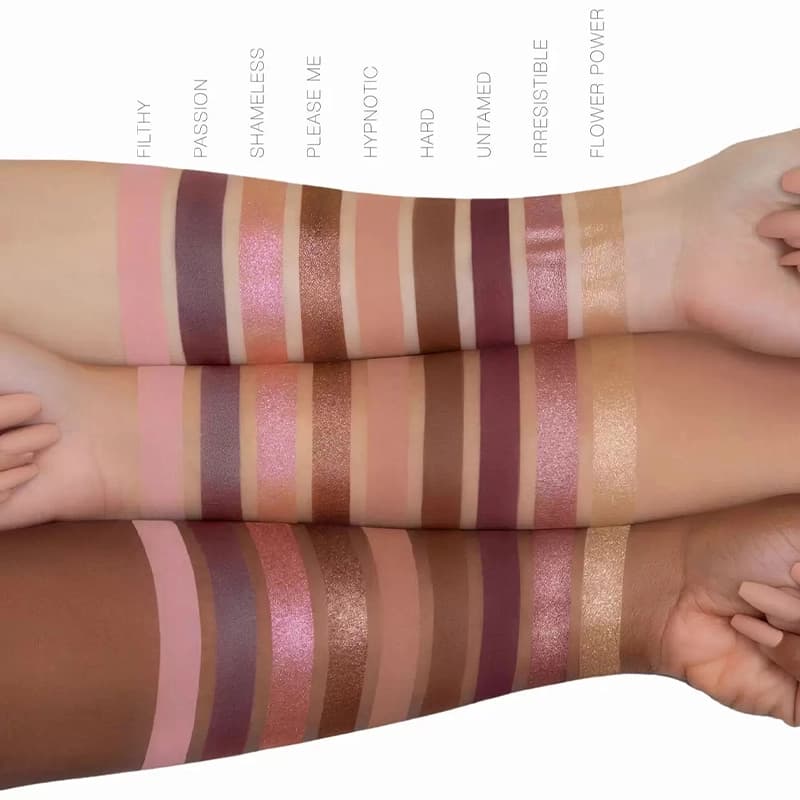 پالت سایه چشم ناتی هدی بیوتی Huda beauty naughty nude — تصویر ۳