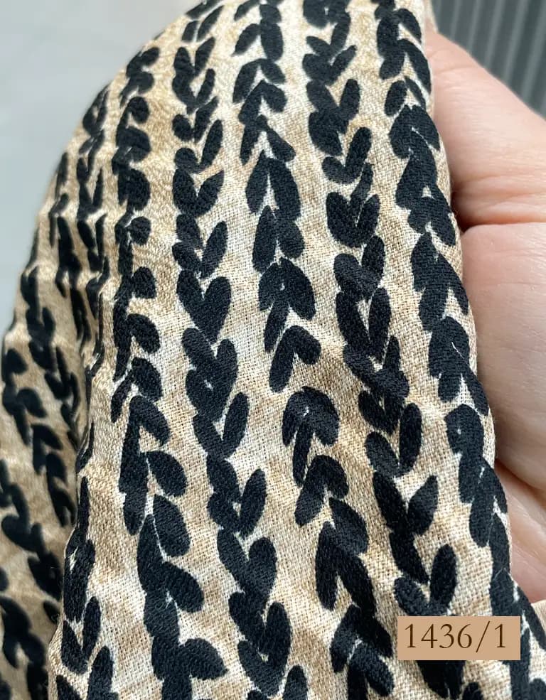 شال نخی گندم کد 1436 — تصویر ۳